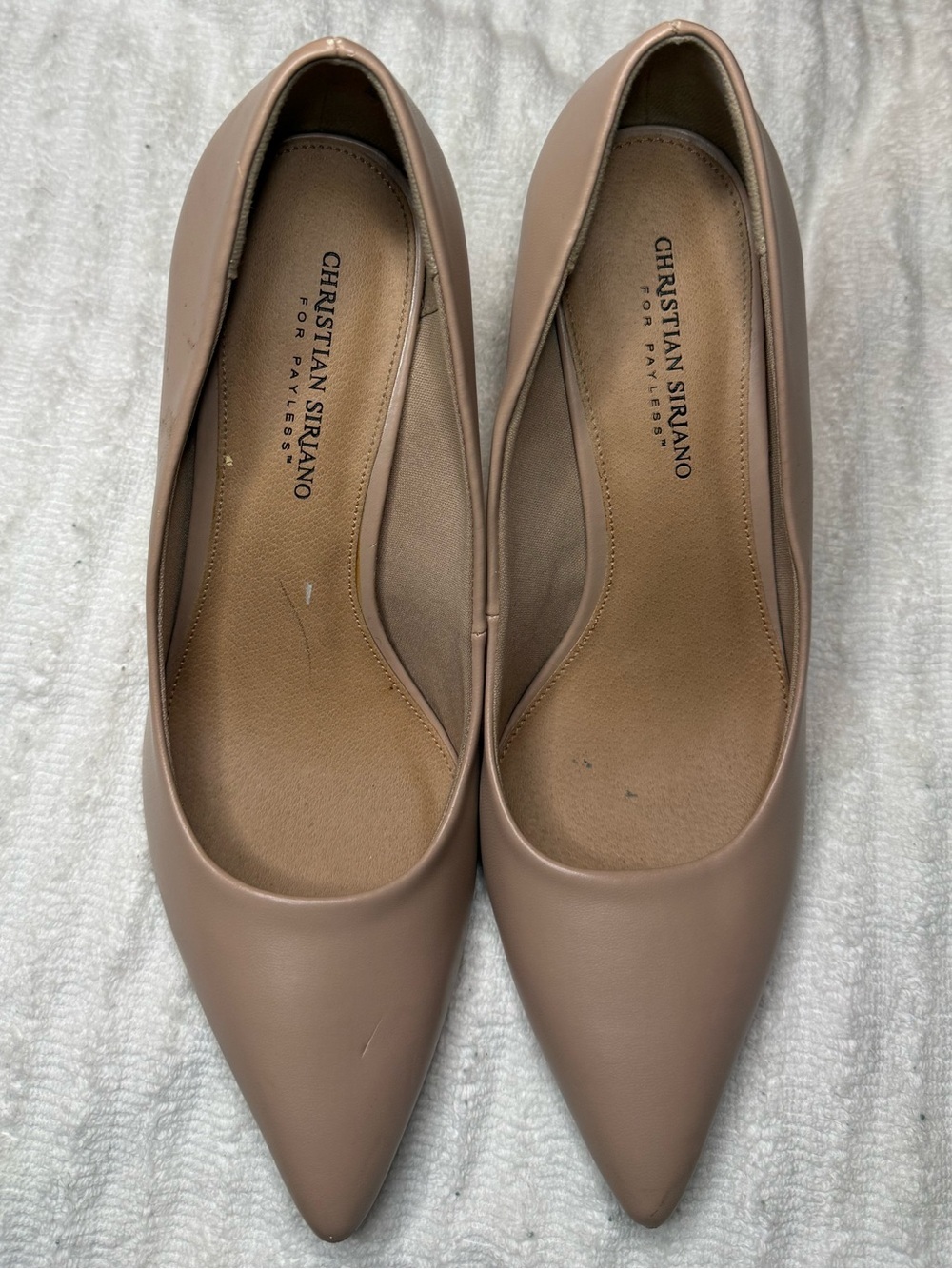 Christian Siriano Blush Nude Stiletto Heels Classic Pumps Size 11